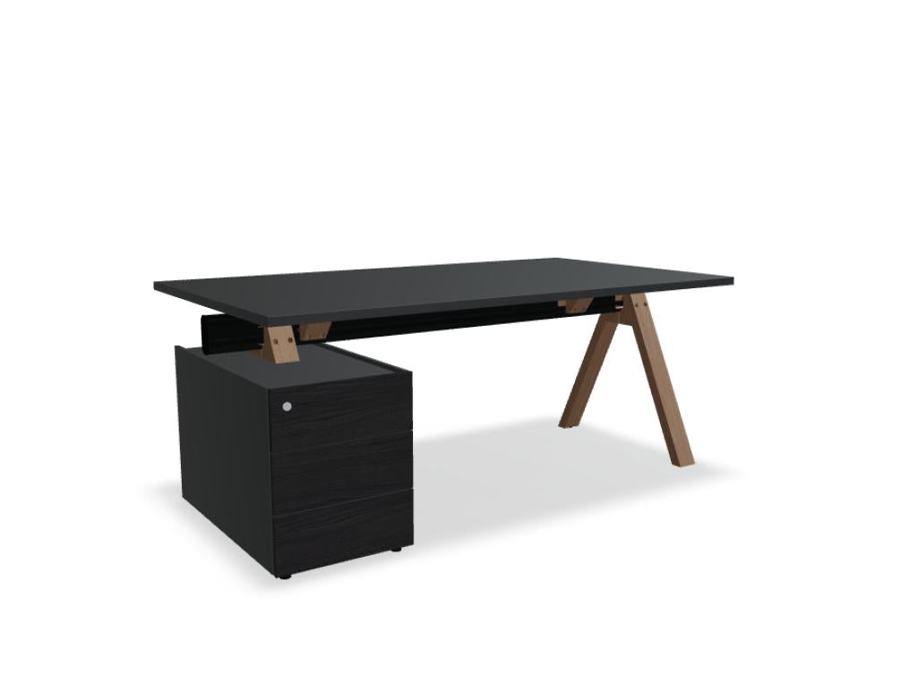 Viga V07L - Chefschreibtisch mit Container