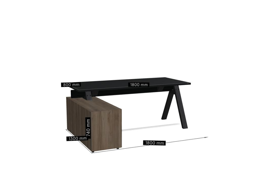 Viga V183LM - Schreibtisch mit Managerschrank