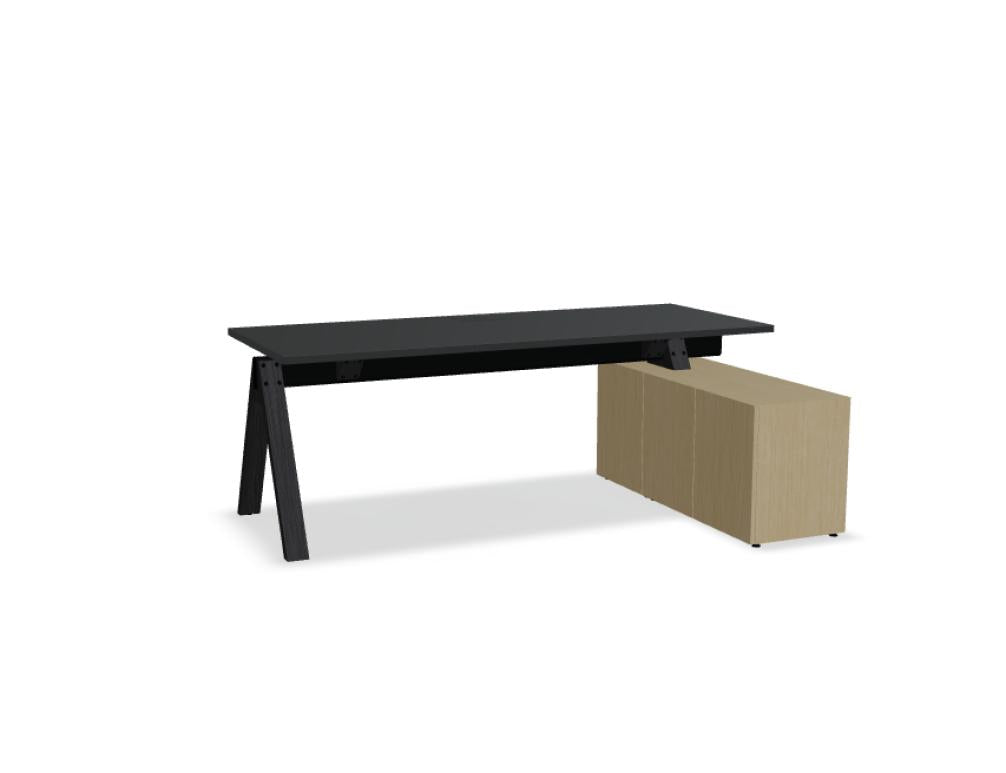 Viga V203P - Schreibtisch mit Managerschrank