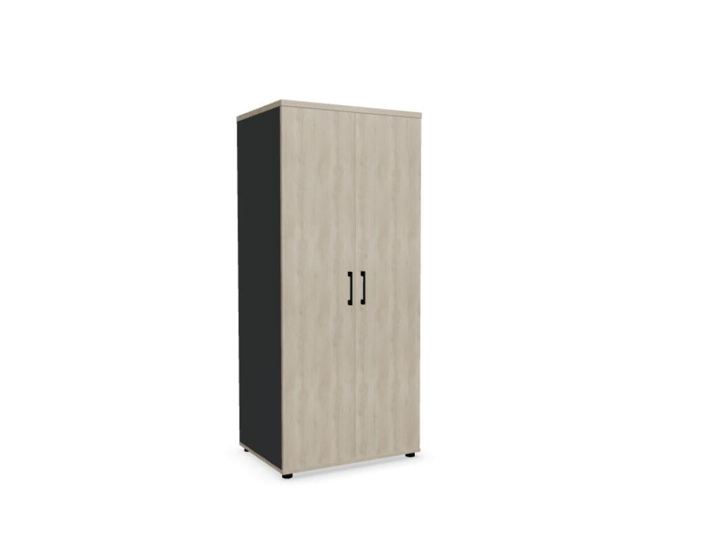 Kleiderschrank Standard A6204 von Mdd in hellen Holztönen mit glatten Fronten, großzügigem Stauraum, robustem Look und moderner Garderoben-Ästhetik
