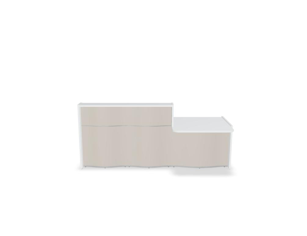 Wave LUV29L - Empfangstheke mit organischer Front