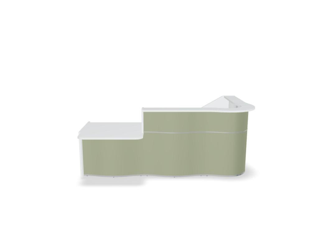 Wave LUV40P - Empfangstheke mit organischer Front