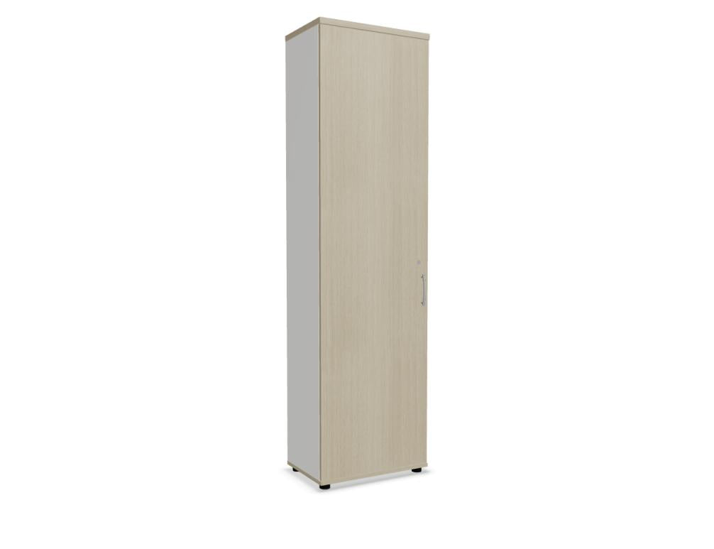 Bild eines modernen Büroschranks Basic K6603 von MDD, aus robustem Holz- oder Melaminfinish, mit glatten Türen und praktischem Innenaufbau – ideal für Akten und Bürobedarf.