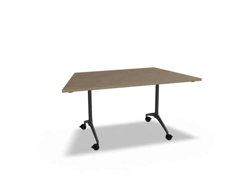 Klapptisch Revi RV13 in schlichtem Design, funktional rechteckig, kompakt zusammenklappbar, ideal für Konferenzen und Bürobereiche