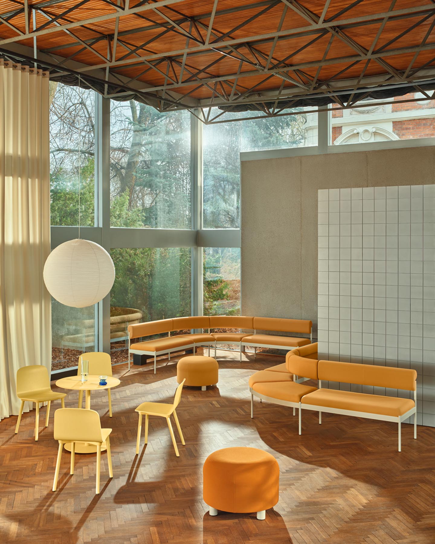Elegantes modulares Sofa Nora NOR403 von MDD, perfekt für moderne Wohnräume, bietet vielseitige Gestaltungsmöglichkeiten und hohen Sitzkomfort.