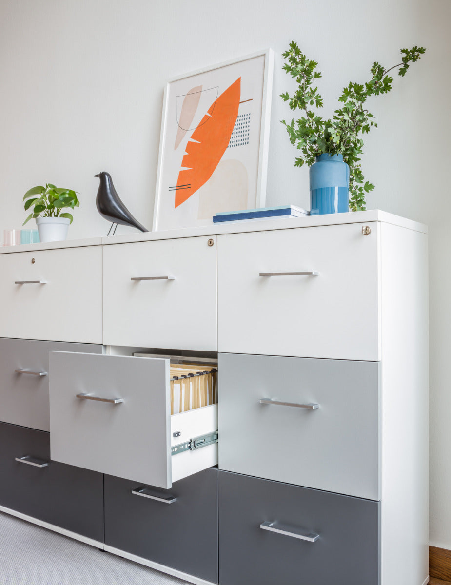 Eleganter Hängeregisterschrank A54D4 von Mdd, ideal für effiziente Dokumentenorganisation und stilvolle Bürogestaltung.