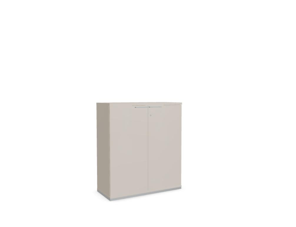 Mdd Standard A3105 Büroschrank in modernem Design mit geschlossenen Fronten, ideal für geordnete Aktenaufbewahrung im Büro