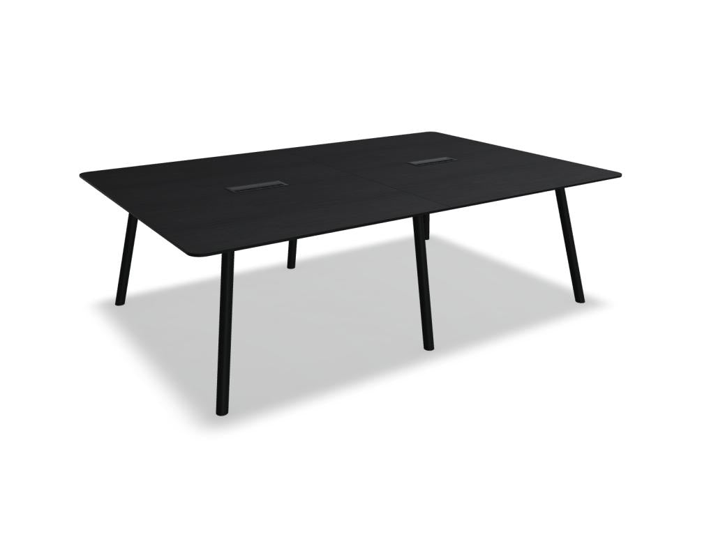 Bild zeigt den Echo ETF1624R Esstisch von Mdd in warmer, moderner Ausführung mit massiver Tischplatte, eleganten Beinen und schlichtem Design – ideal für zeitlose Essplätze.