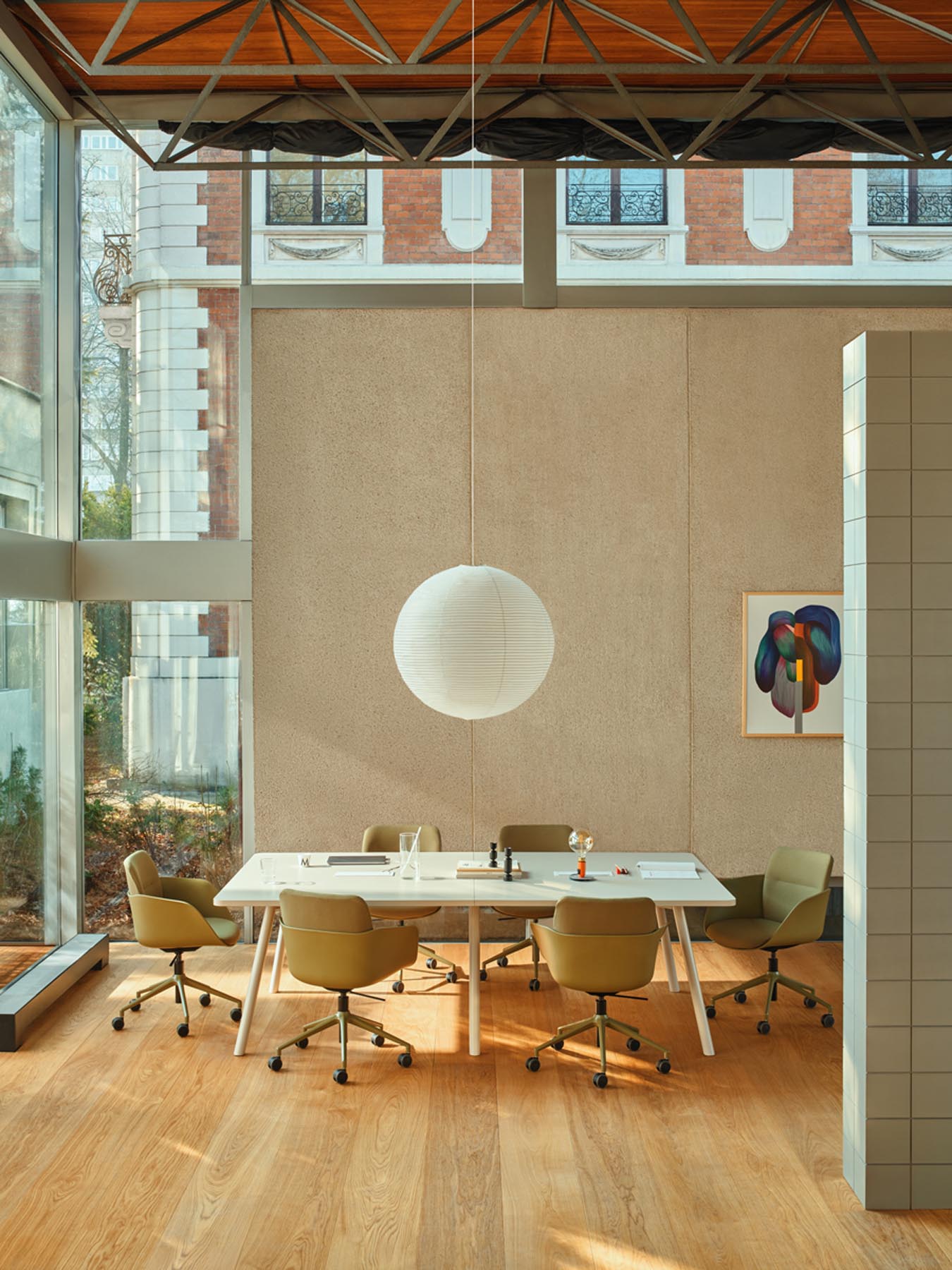Moderner Esstisch Echo ETF14RP von MDD: Hochwertige Holzoberfläche und minimalistisches Design für zeitgemäße Wohnräume.