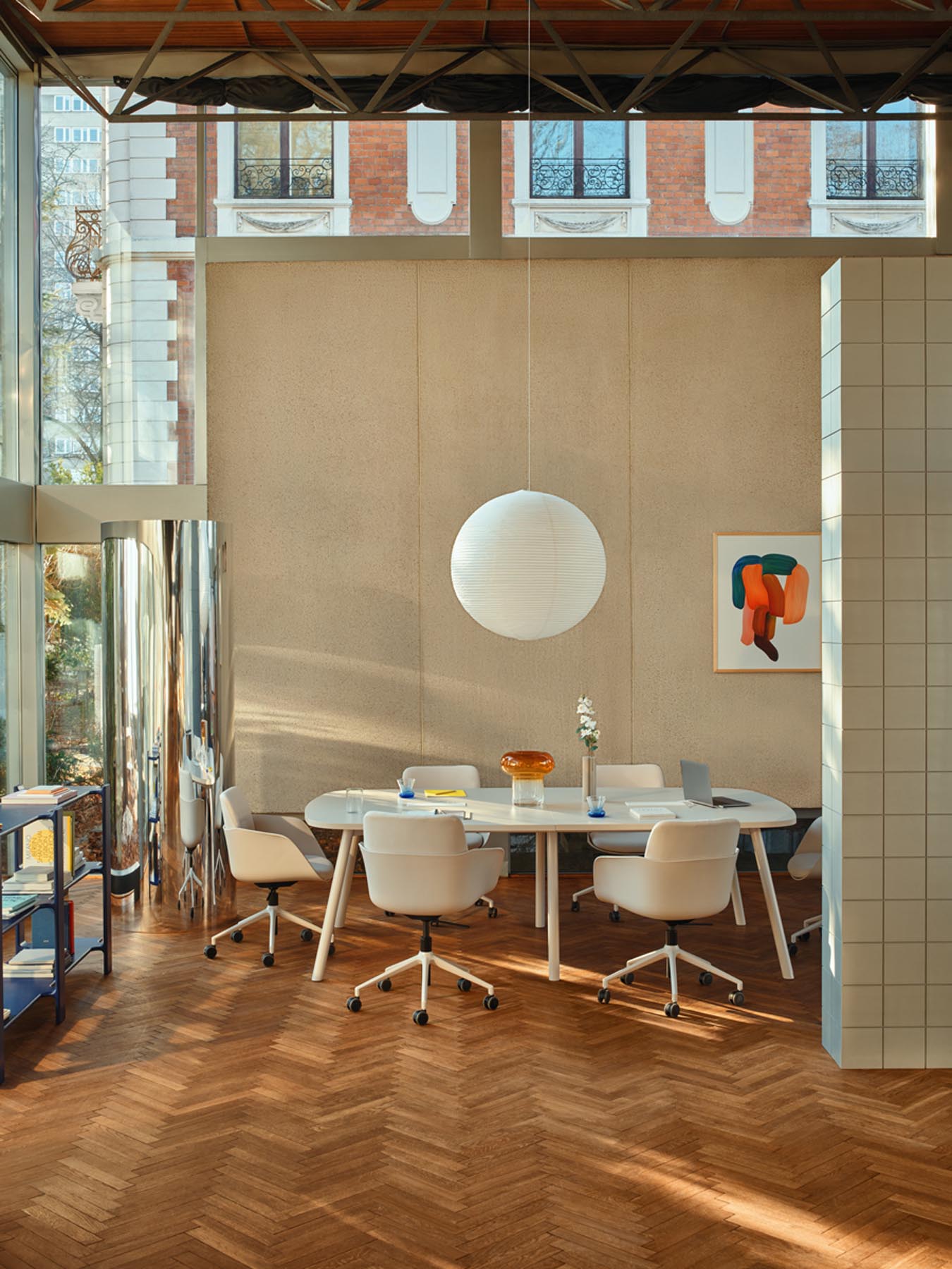 Eleganter Esstisch Echo ETF14RP von MDD: Stilvolle Holzoberfläche und schlichtes Design, ideal für moderne Essbereiche.