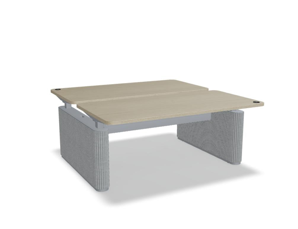 Elektrisch höhenverstellbares Ogi Drive Bench BODF716 mit Filz-Fußelementen, modernes Schreibtisch-Design für ergonomische Arbeitspausen