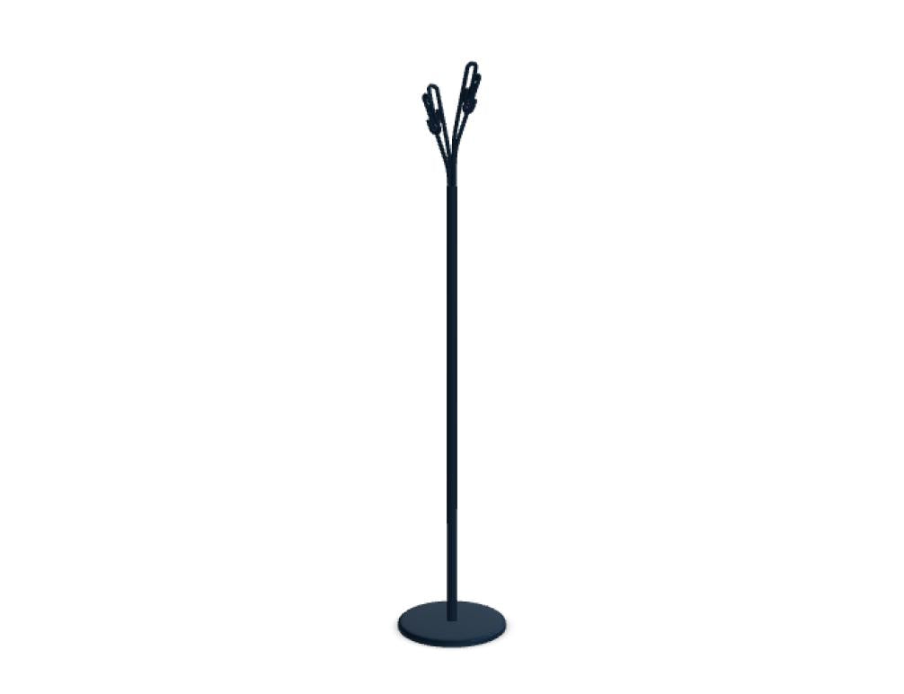Clip CP01 Kleiderständer von Mdd mit schlankem Metallgestell und Haken, modernes Design für Büro, Flur oder Empfang