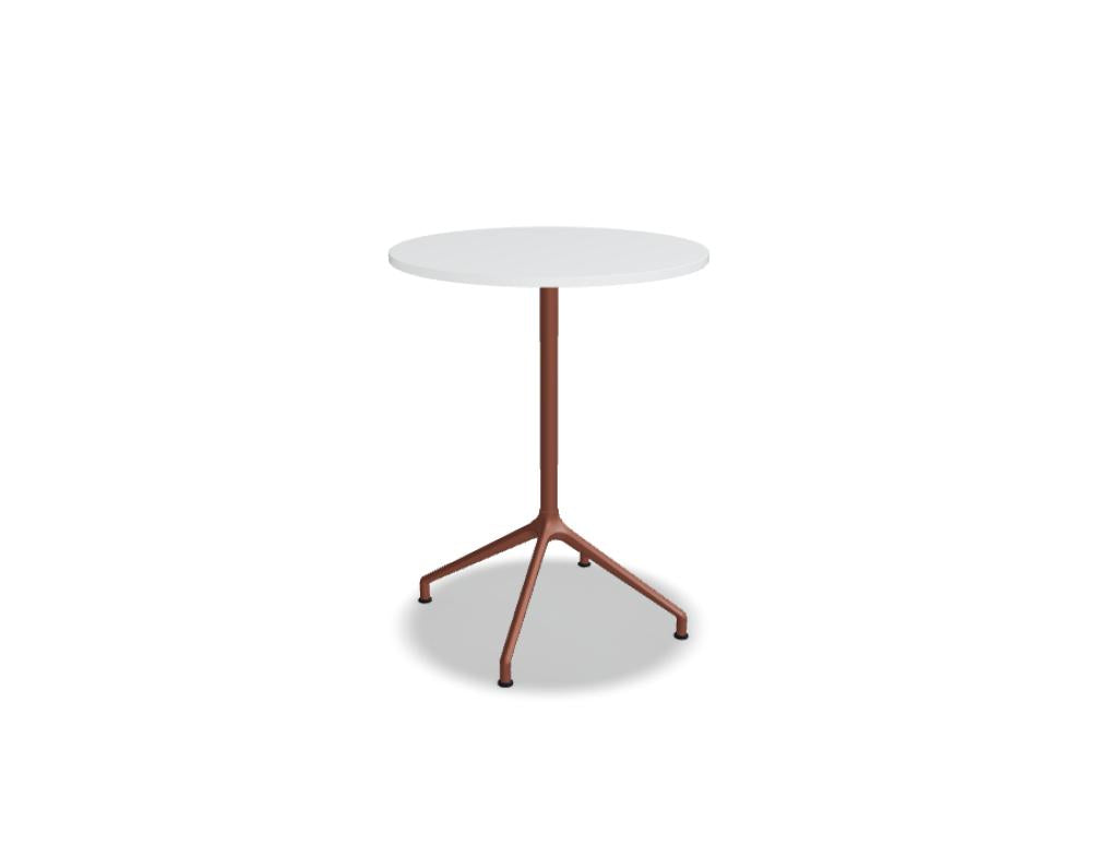 Hochtisch Gobo GBR79 von Mdd, modernes Sitz-/Steh-Unikat-Design mit zentraler runder Tischplatte, hochwertiges Finish, neutrale Farbgebung, ideal für Bar- oder Loungeszonen