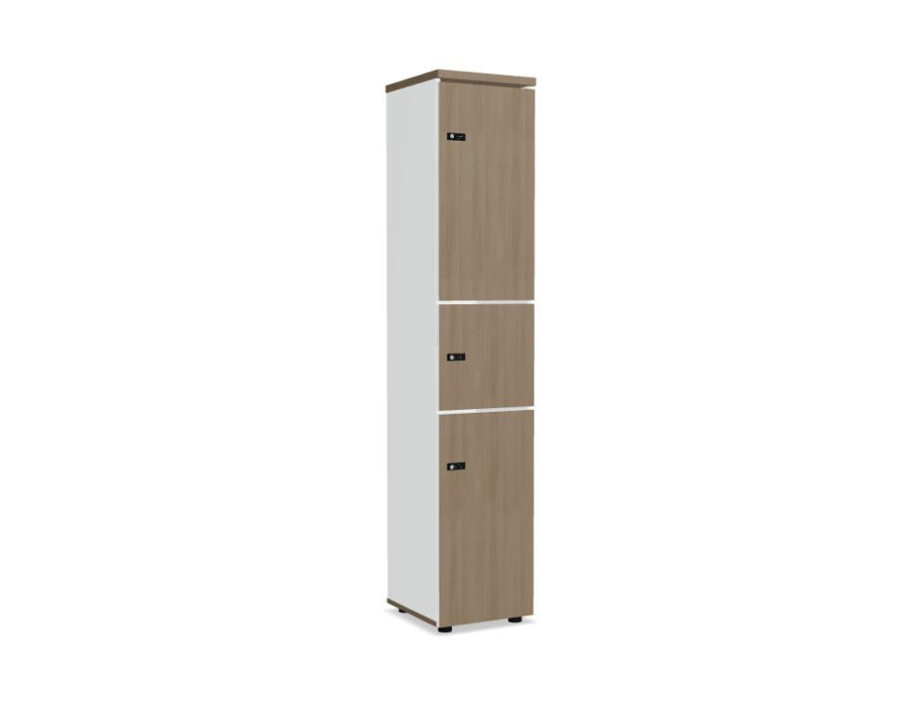 Mdd Locker Standard LOK15 Büroschrank mit mehreren Schließfächern, modernem Design und robusten Türen fürs Büro
