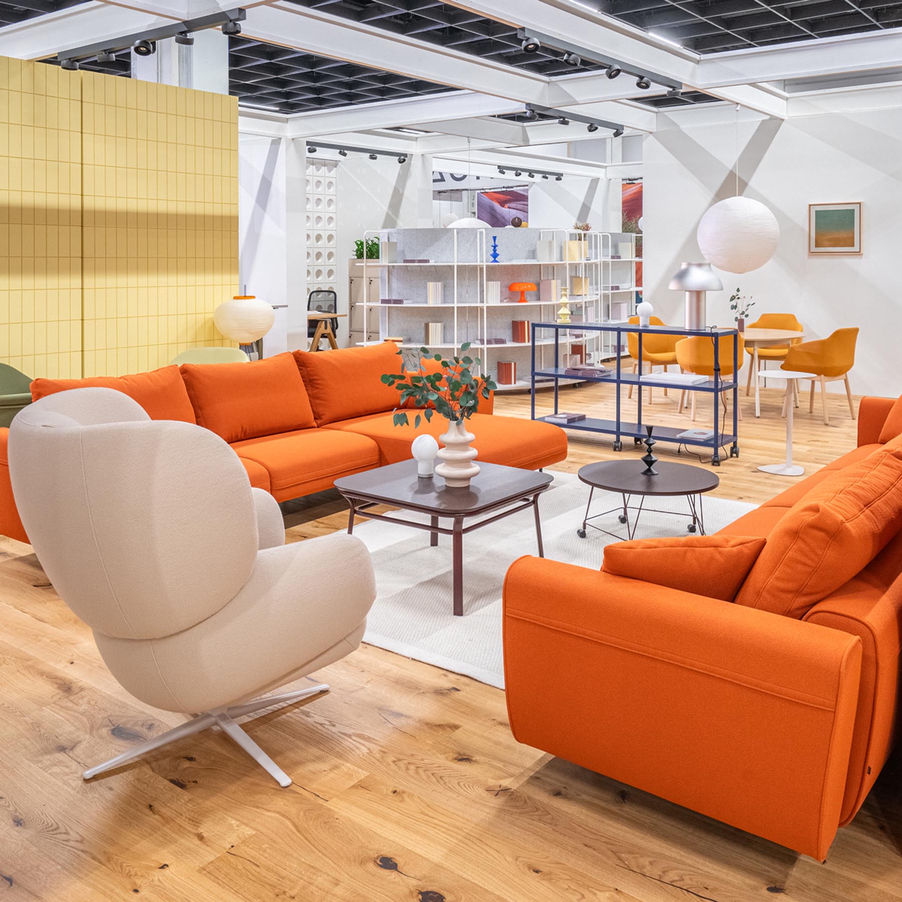 Elegantes L-Sofa Lotus LTS06 von Mdd, ideal für moderne Wohnkonzepte und gemütliche Entspannungszonen.