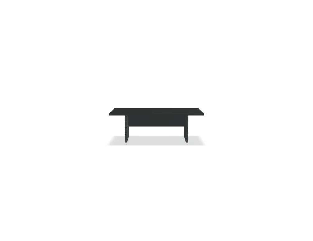 Glin_zeitloser, heller Schreibtisch MITF45 von Mito, Chefzimmer-Tisch aus der MDD-Kollektion, großzügige Arbeitsfläche, moderne Holzoptik, klare Linien, ideal für Büro- oder Arbeitszimmer