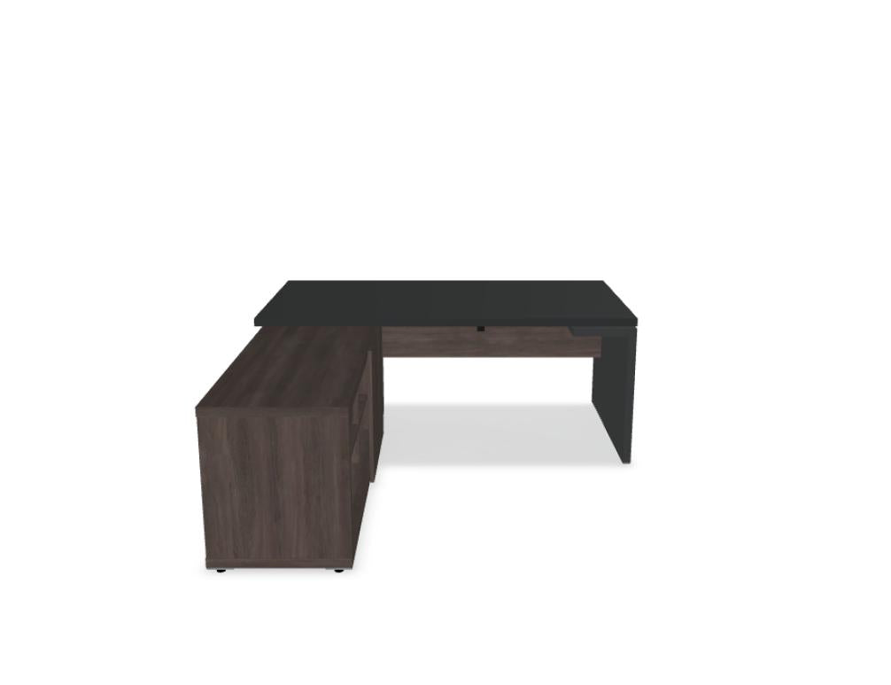 Mito Fenix MITF2L Chefschreibtisch von Mdd mit Holzplatte, Stauraum und modernem Design fürs Büro
