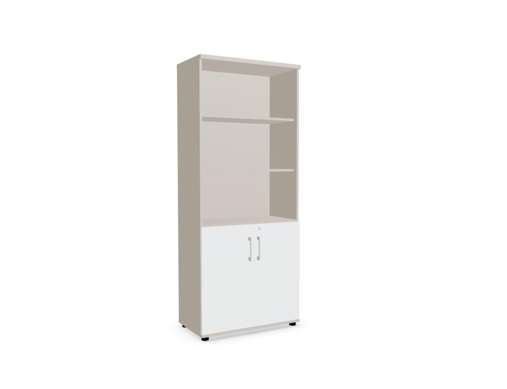 Standard MEA5404 - Halbregal in Weiss Pastell präsentiert im Onlineshop von KAQTU Design AG. Standregal ist von Mdd