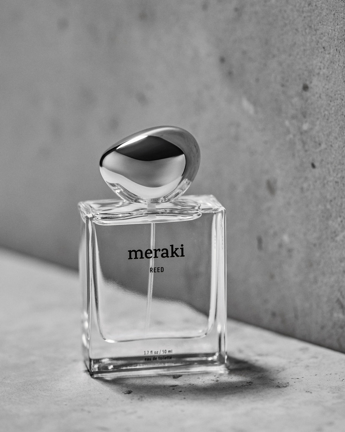 Eau de Toilette Reed von Meraki, Körperpflegeprodukt in kompakter, hochformatiger Form