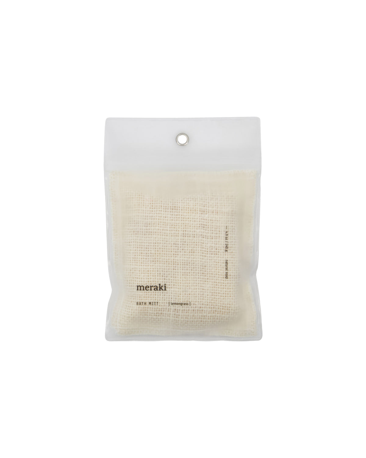 Bath mitt Lemongrass: Peeling-Handschuh mit integrierter Seife als Körperpflegeprodukt