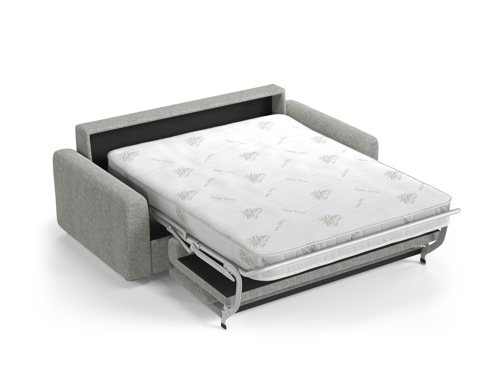 Elegantes 3-Sitzer Sofa David in Warm Grey-Baltimore, ideal für entspannte Stunden und als praktisches Gästebett.