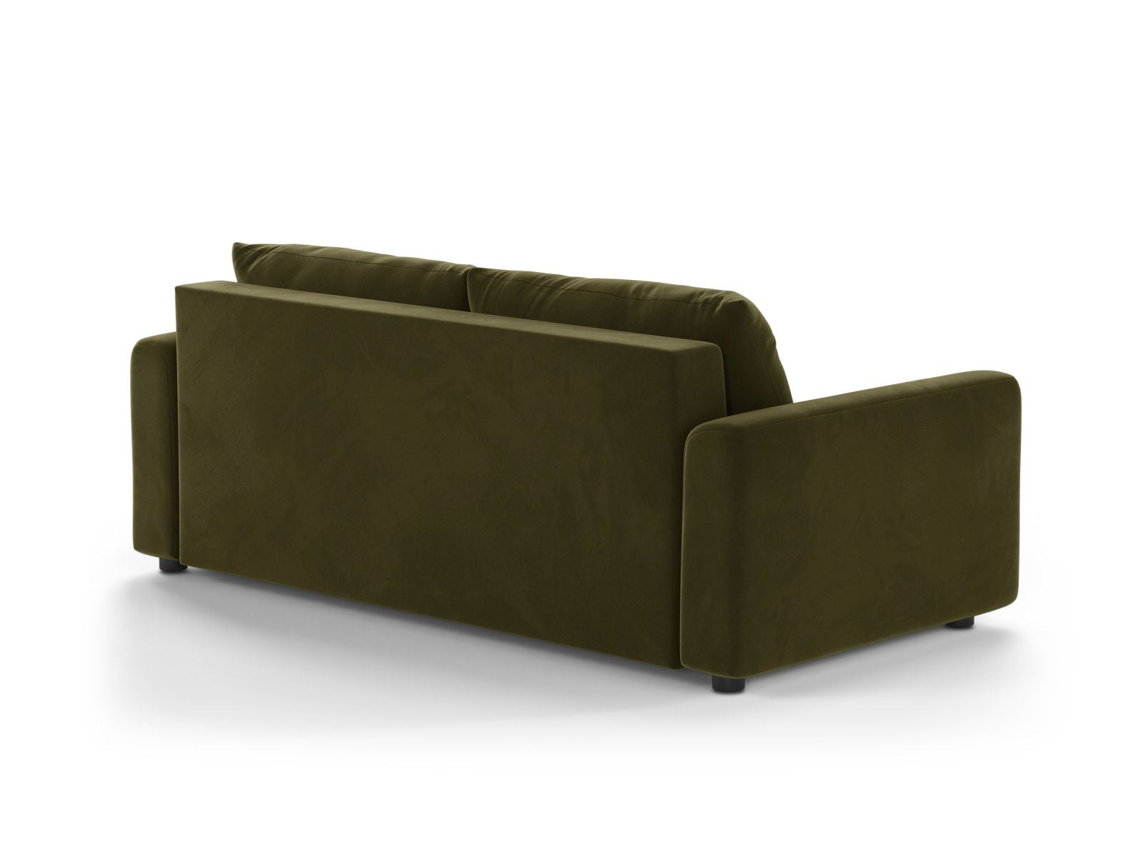 Stylisches 3-Sitzer Sofa David in Green-Salvador, perfekt für entspannte Abende und als Schlafgelegenheit für Übernachtungsgäste.