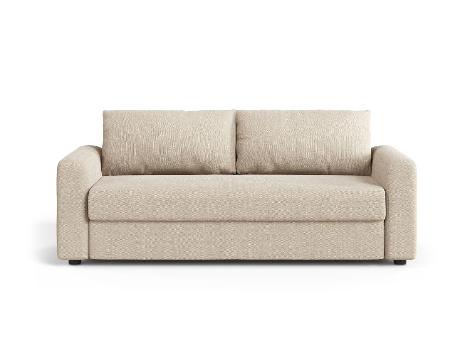 3-Sitzer Sofa mit Schlaffunktion David in Beige-Babel präsentiert im Onlineshop von KAQTU Design AG. Bettsofa ist von Micadoni