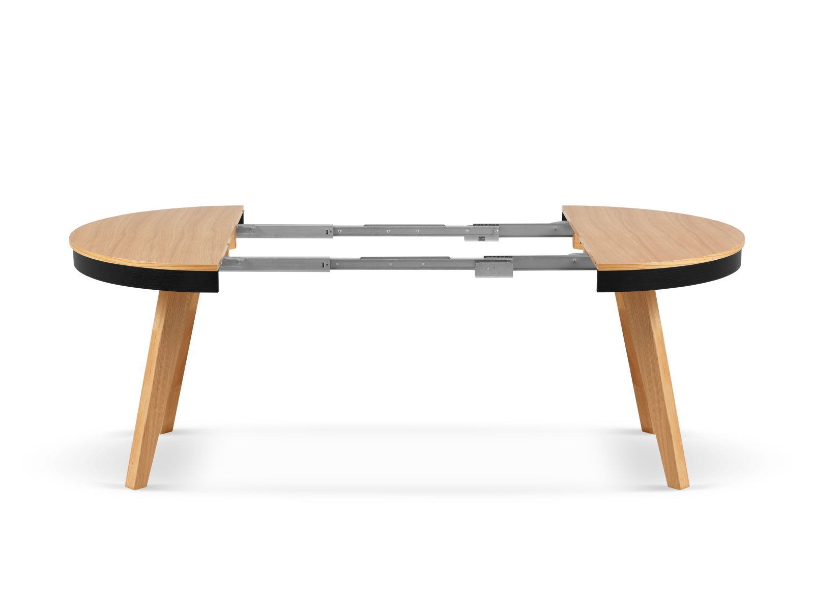 Stylischer, ausziehbarer Esstisch Ludia, der Platz für bis zu 8 Personen bietet. Maße: 100/200x100x76 cm, perfekt für gesellige Abende.