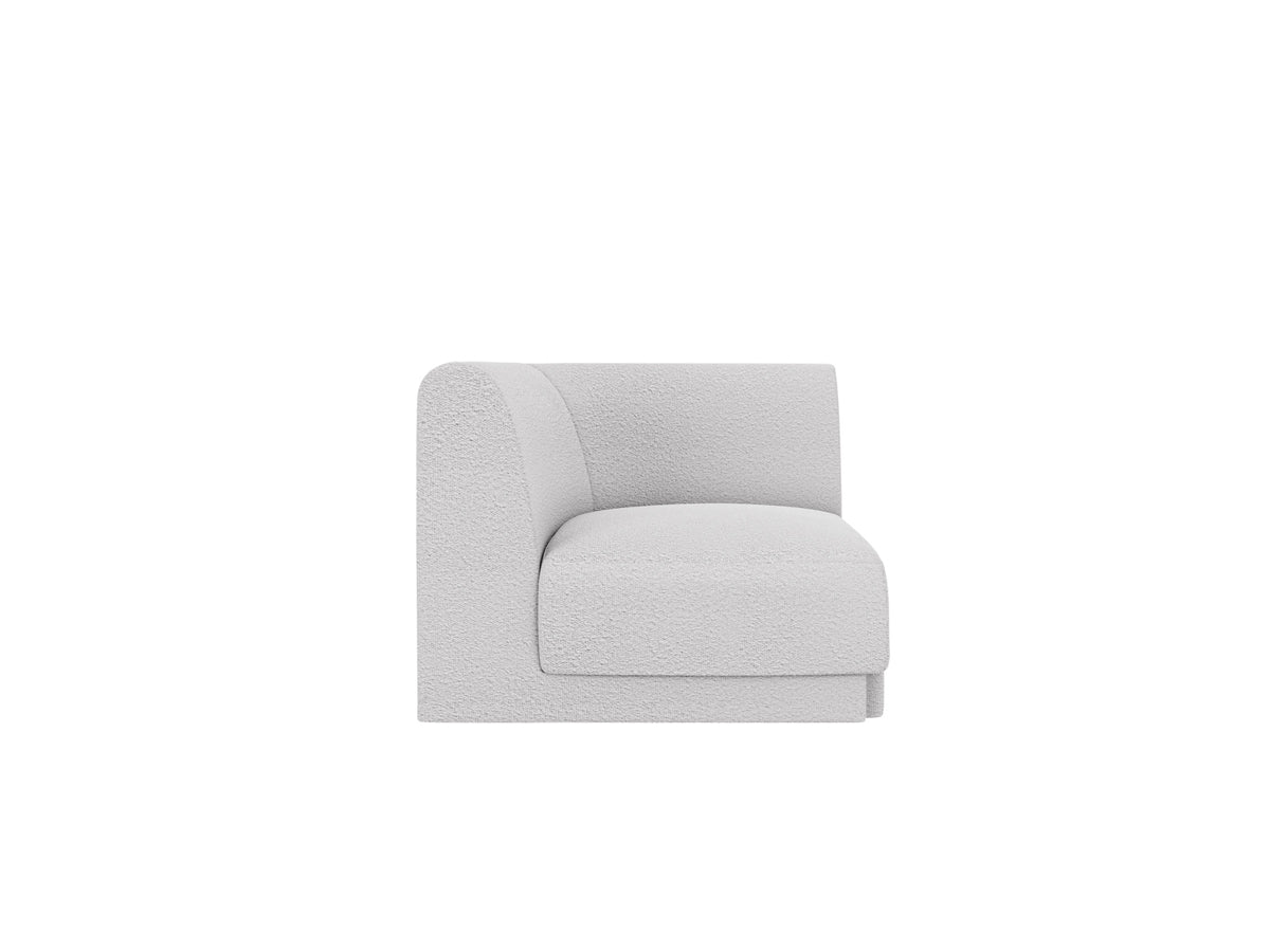 Miley Corner Modul 1 Sitzer in Light Grey-Baloo präsentiert im Onlineshop von KAQTU Design AG. Modulares Sofa ist von Micadoni