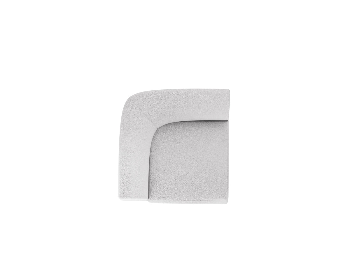 Miley Corner Modul 1 Sitzer in Light Grey-Baloo präsentiert im Onlineshop von KAQTU Design AG. Modulares Sofa ist von Micadoni