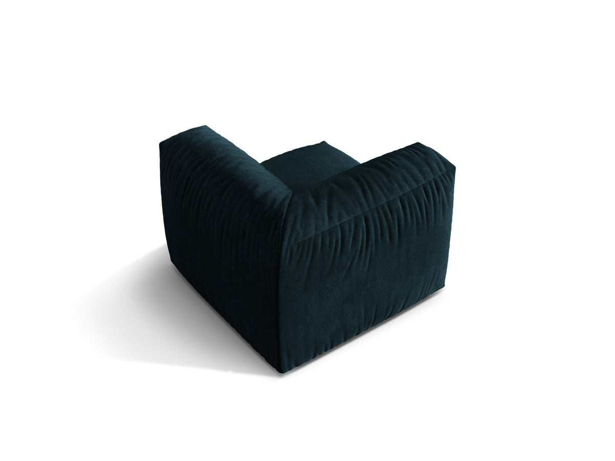 Martina Modul Armless 1 Sitzer in Deep Petrol-Vogue präsentiert im Onlineshop von KAQTU Design AG. Modulares Sofa ist von Micadoni