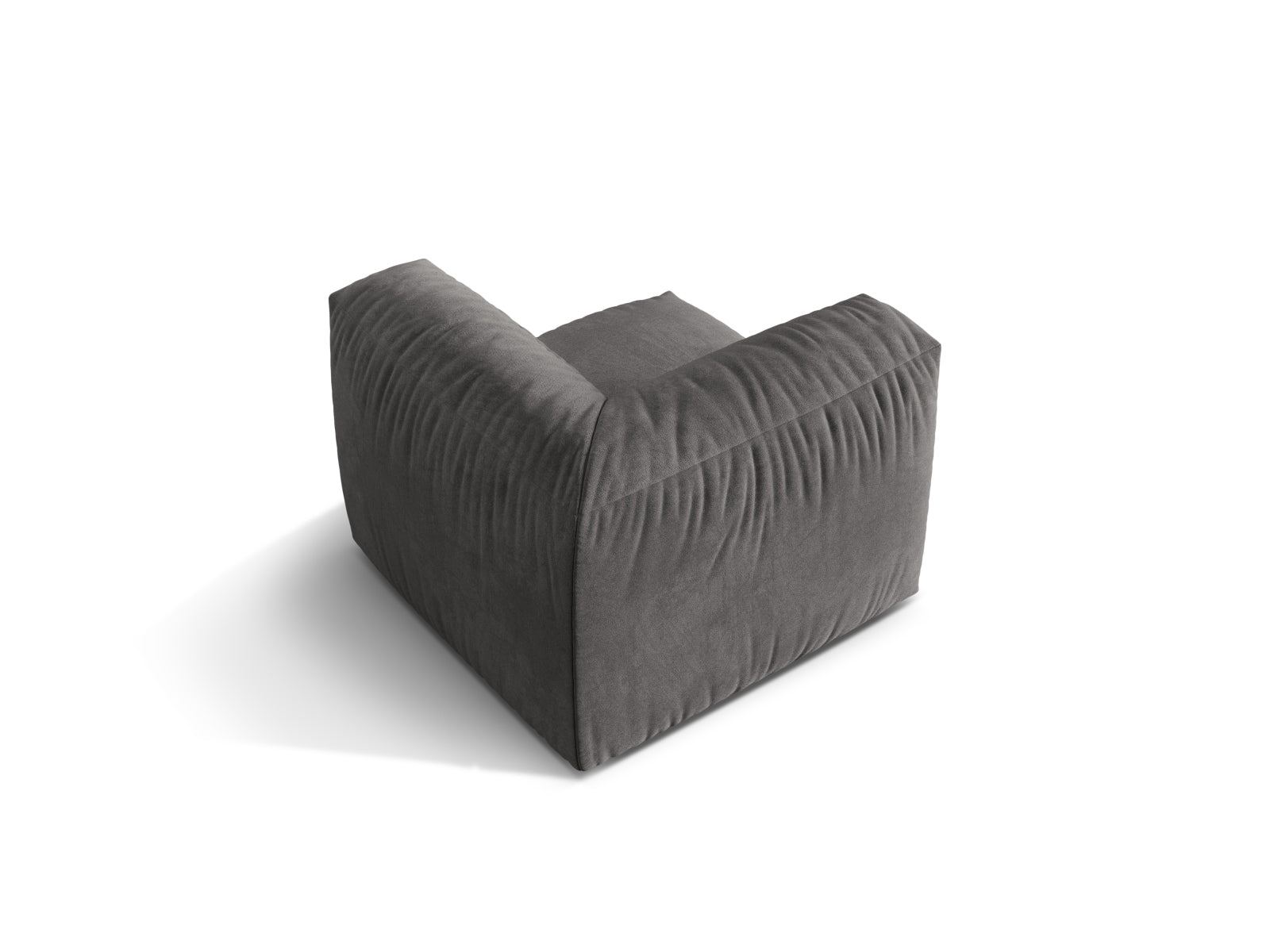 Entdecken Sie den Martina Velour Modul Armless 1 Sitzer von Micadoni – ideal für kompakte Wohnräume. Stilvolles Design und optimaler Komfort vereint!