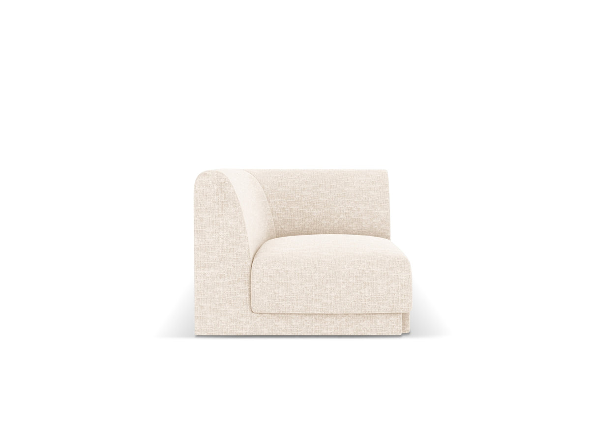 Miley Corner Modul 1 Sitzer in Light Beige-Haga präsentiert im Onlineshop von KAQTU Design AG. Modulares Sofa ist von Micadoni