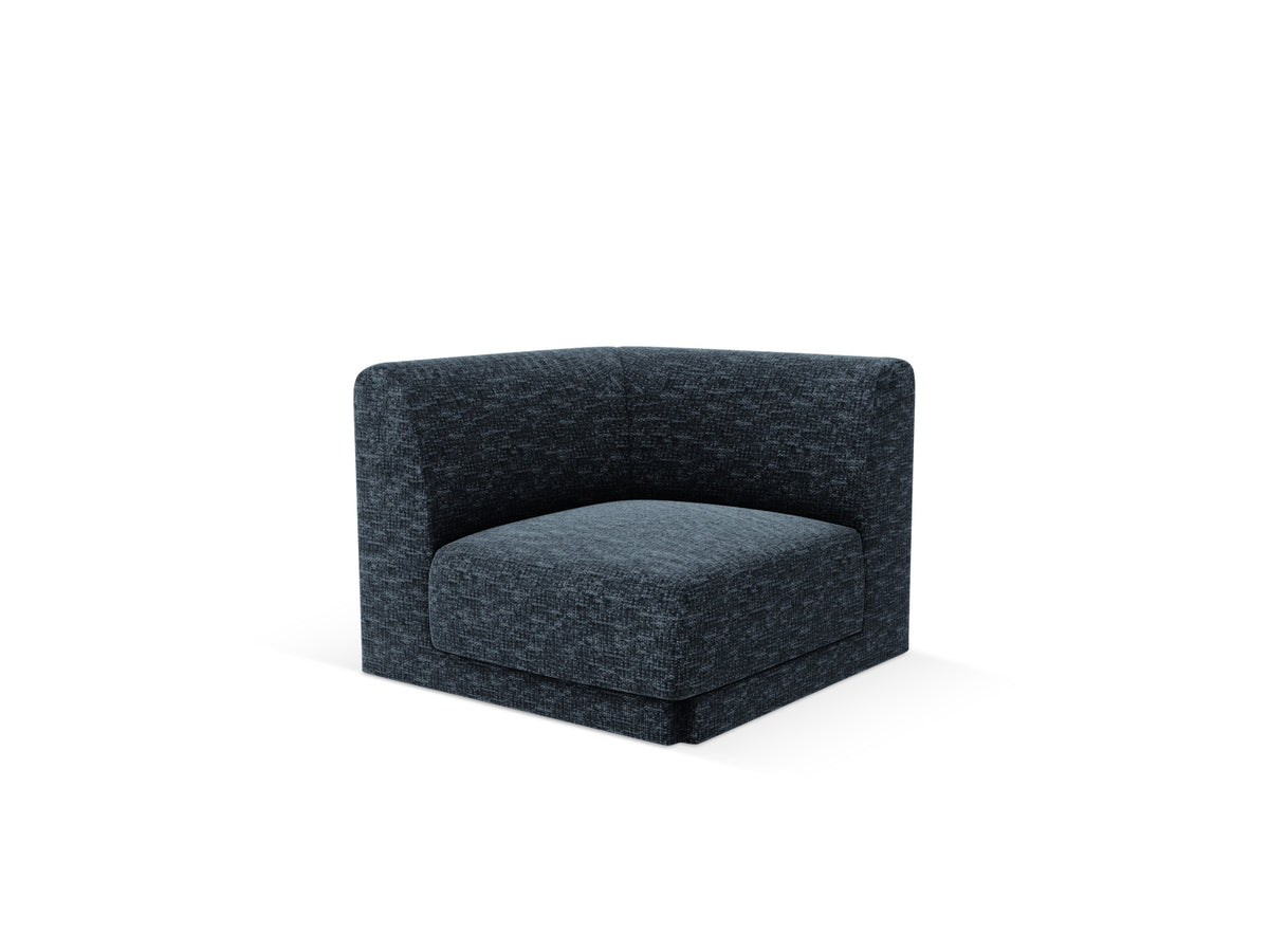 Miley Corner Modul 1 Sitzer in Royal Blue-Haga präsentiert im Onlineshop von KAQTU Design AG. Modulares Sofa ist von Micadoni