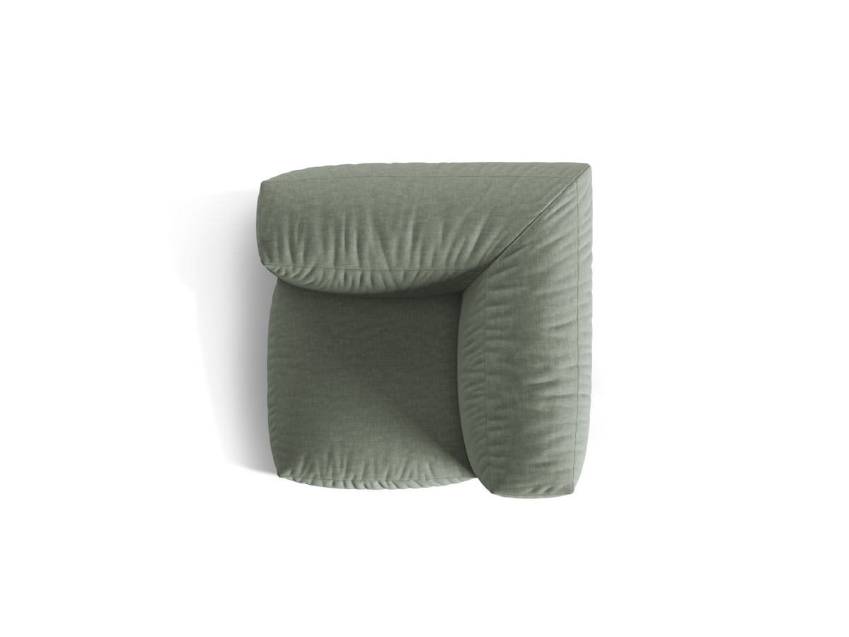 Martina Modul Armless 1 Sitzer in Moss Green-Boston präsentiert im Onlineshop von KAQTU Design AG. Modulares Sofa ist von Micadoni
