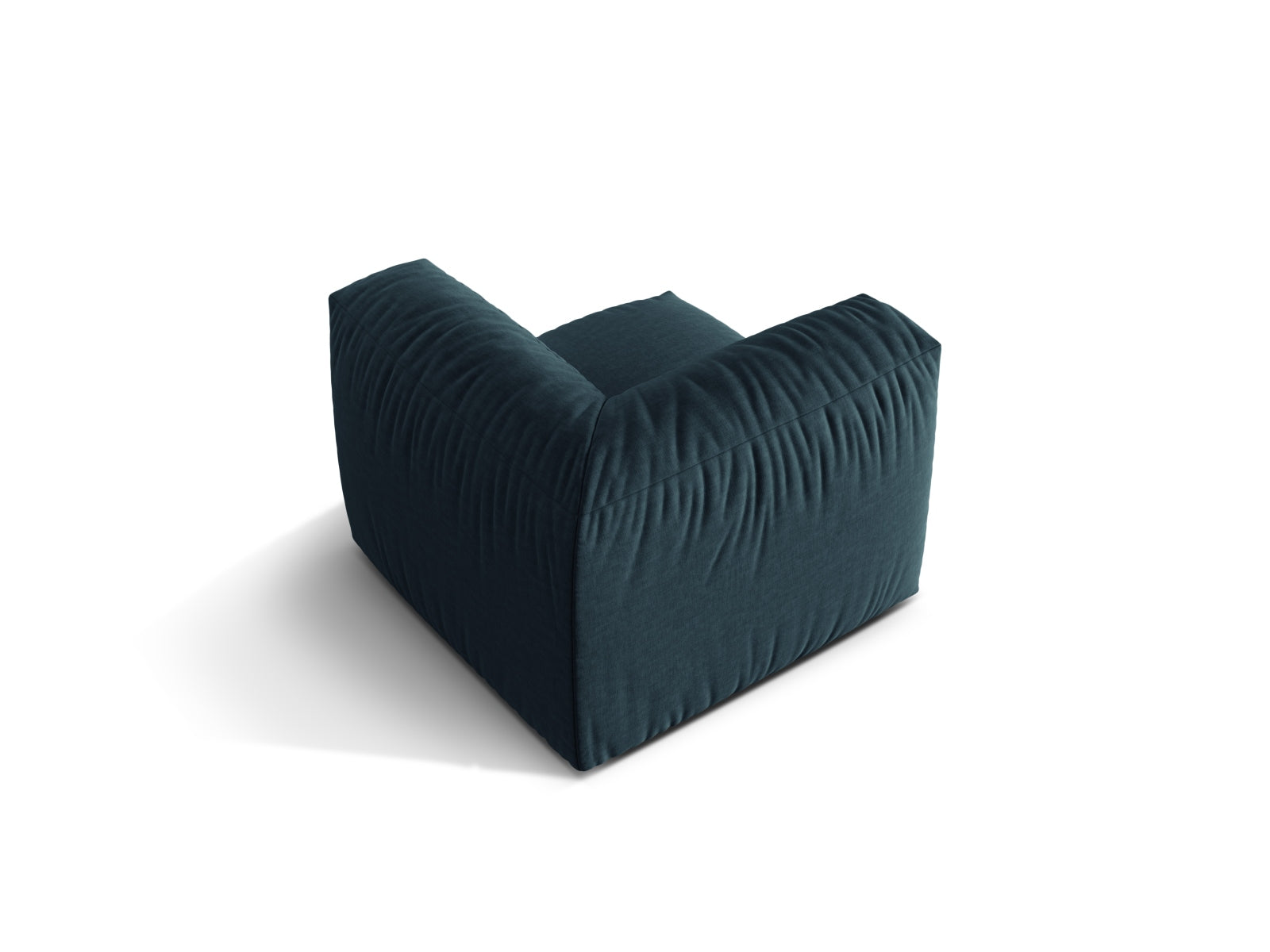 Martina Modul Armless 1 Sitzer in Blue Jeans präsentiert im Onlineshop von KAQTU Design AG. Modulares Sofa ist von Micadoni