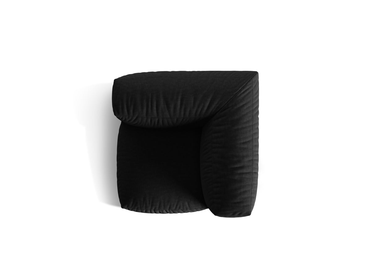 Martina Modul Armless 1 Sitzer in Black-Boston präsentiert im Onlineshop von KAQTU Design AG. Modulares Sofa ist von Micadoni