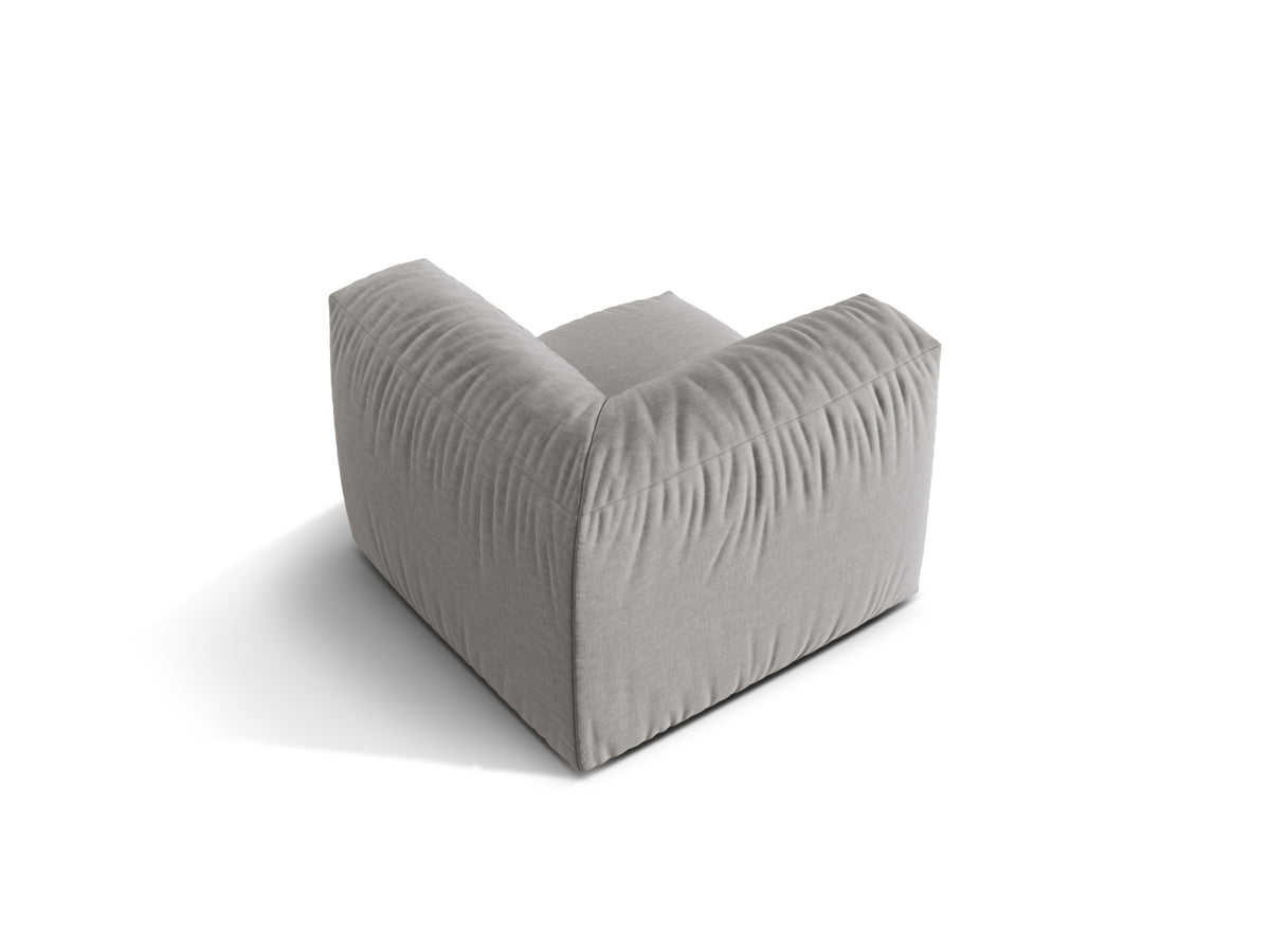 Martina Modul Armless 1 Sitzer in Light Grey-Boston präsentiert im Onlineshop von KAQTU Design AG. Modulares Sofa ist von Micadoni