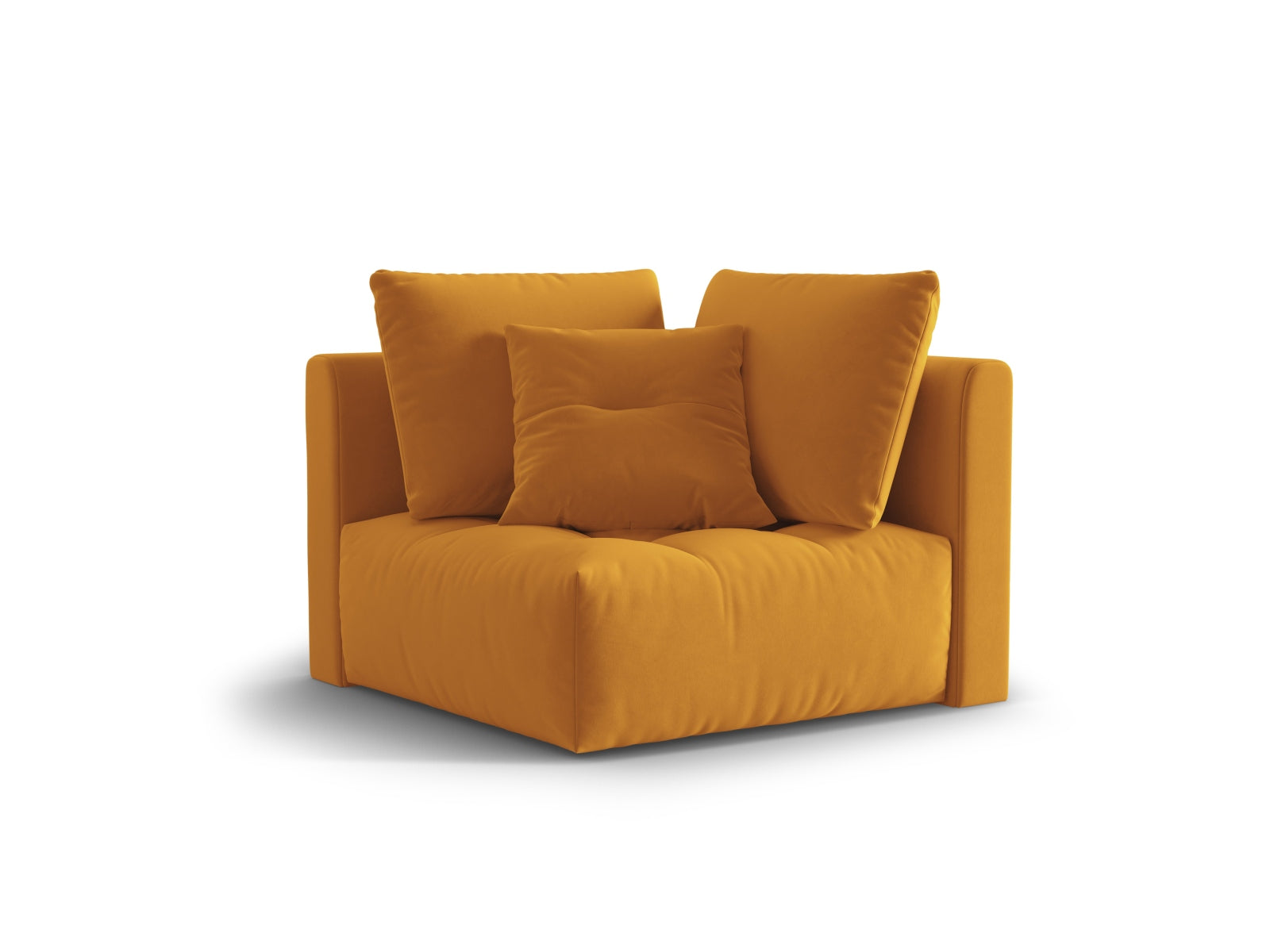 Entdecken Sie den eleganten Bloom Velour Modul 1-Sitzer von Micadoni – ein flexibles Boho-Möbelstück, das in zahlreichen Farben erhältlich ist und jeden Raum aufwertet!