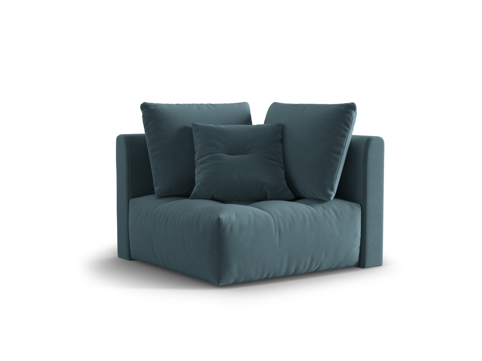 Entdecken Sie den eleganten Bloom Velour Modul 1-Sitzer von Micadoni – ein flexibles Boho-Möbelstück, das in verschiedenen Farben erhältlich ist und jeden Raum aufwertet!