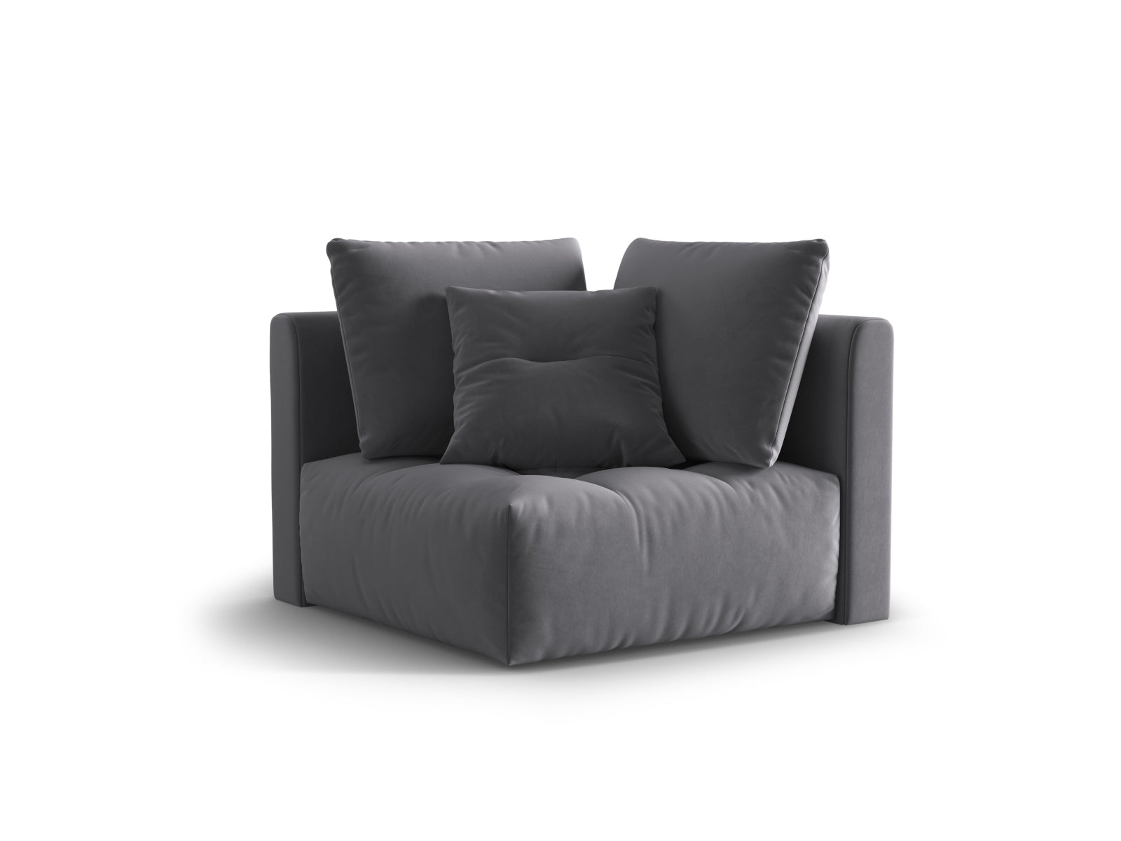 Entdecken Sie den eleganten Bloom Velour Modul 1-Sitzer von Micadoni – ein flexibles Boho-Möbelstück, das in vielen Farben erhältlich ist und jeden Raum aufwertet!
