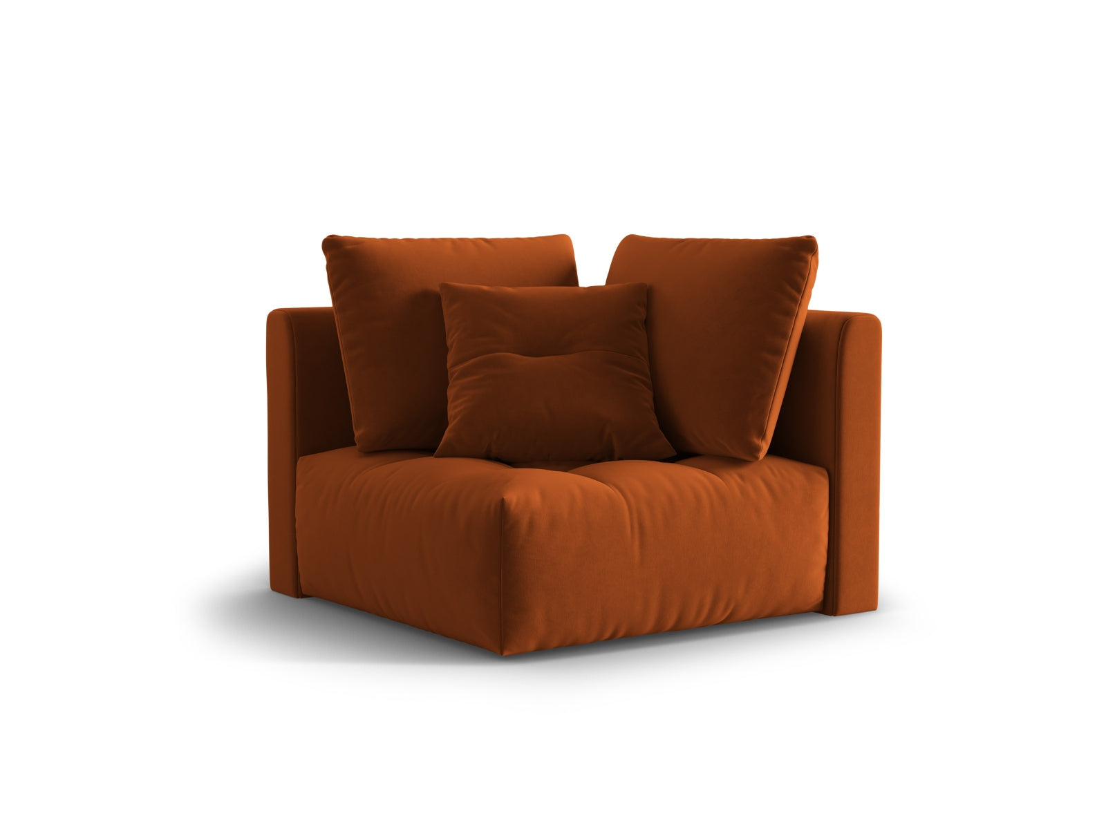 Entdecken Sie den eleganten Bloom Velour Modul 1-Sitzer von Micadoni – ein flexibles Boho-Möbelstück, das in verschiedenen Farben erhältlich ist und jeden Raum aufwertet!