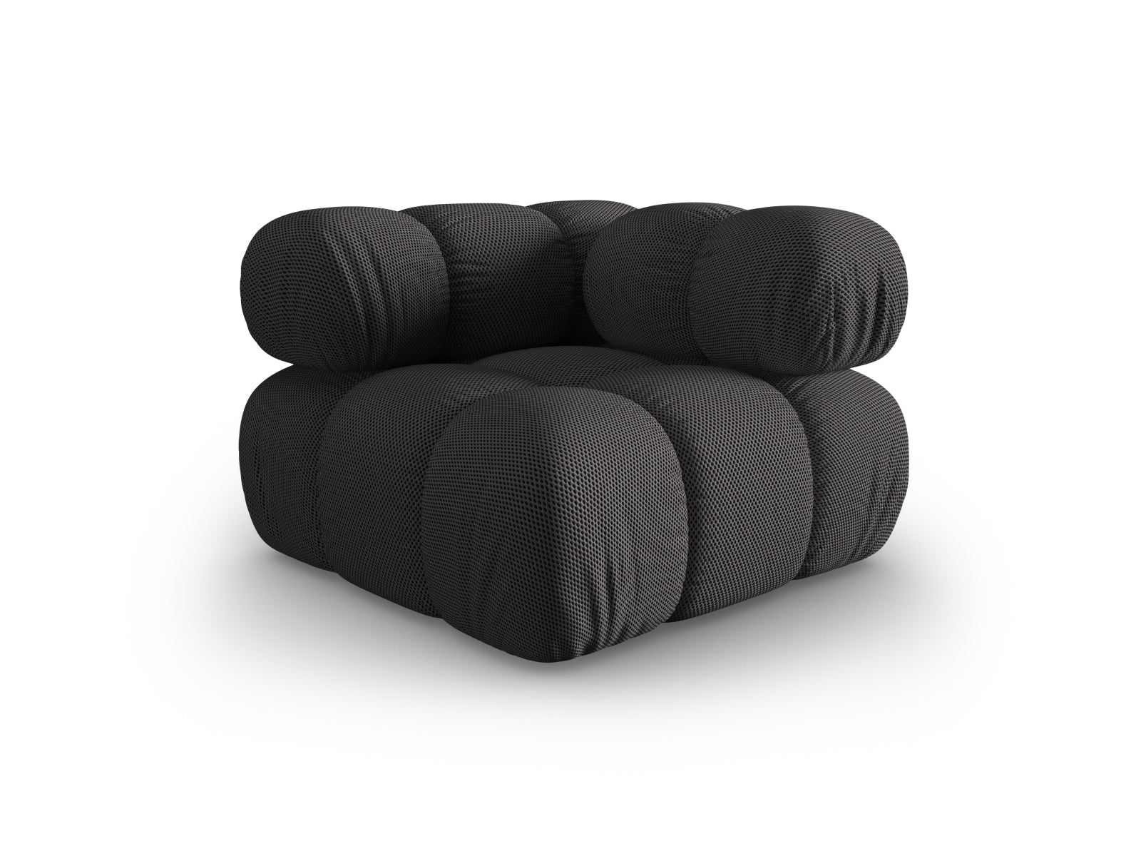 Bellis Corner Modul 1 Sitzer in Espresso-Sonic präsentiert im Onlineshop von KAQTU Design AG. Modulares Sofa ist von Micadoni