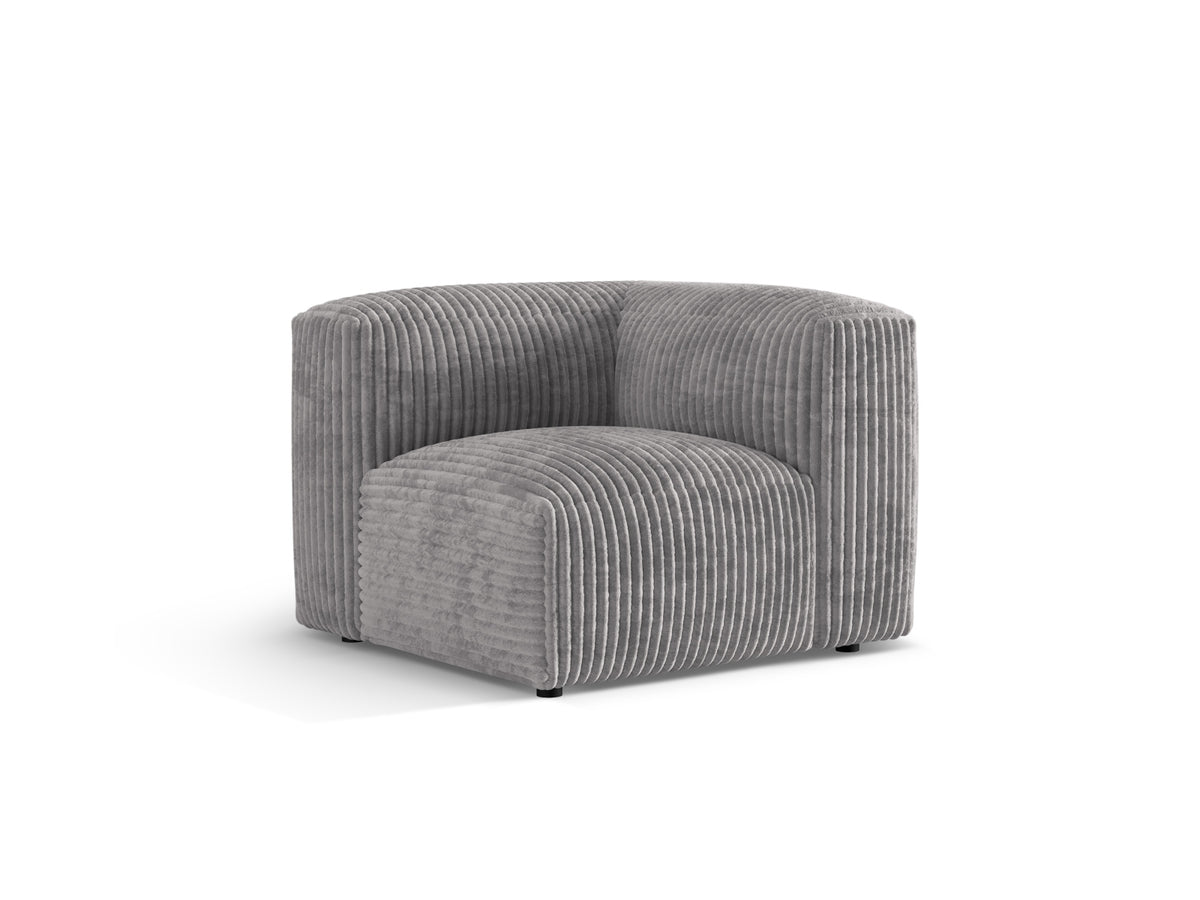 Martina Modul Armless 1 Sitzer in Light Grey-Tilia präsentiert im Onlineshop von KAQTU Design AG. Modulares Sofa ist von Micadoni