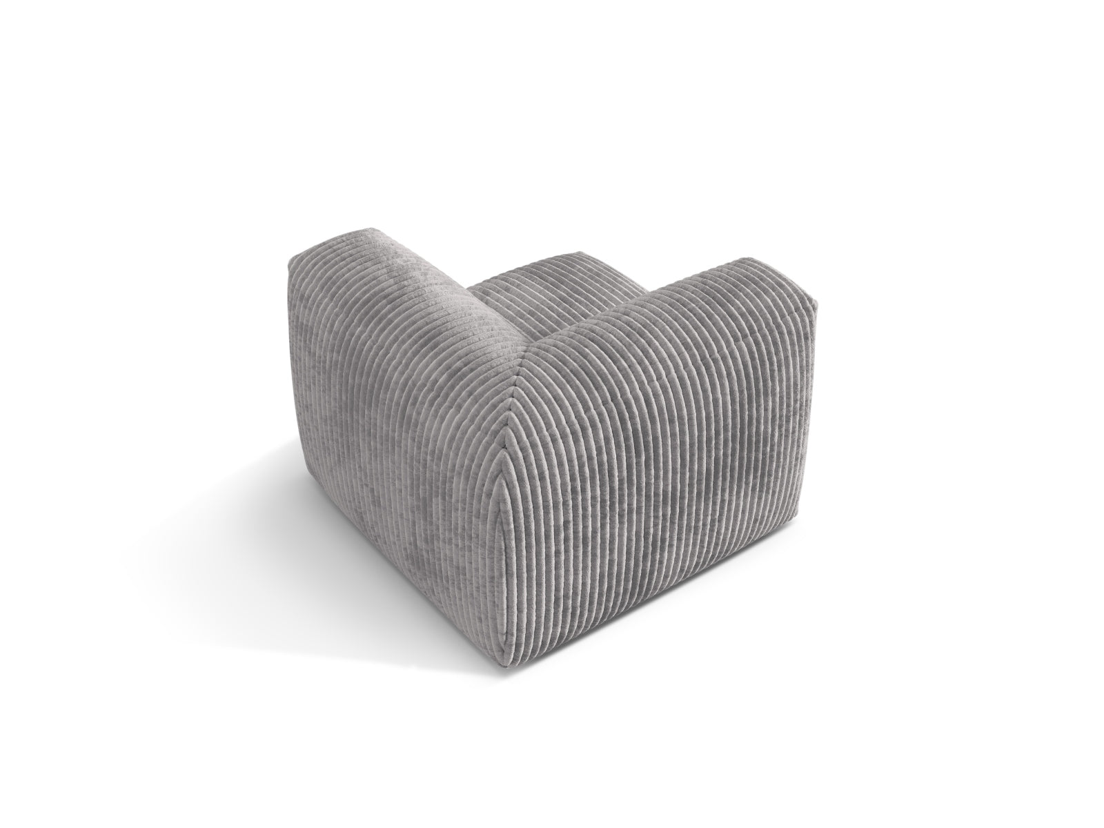 Martina Modul Armless 1 Sitzer in Light Grey präsentiert im Onlineshop von KAQTU Design AG. Modulares Sofa ist von Micadoni
