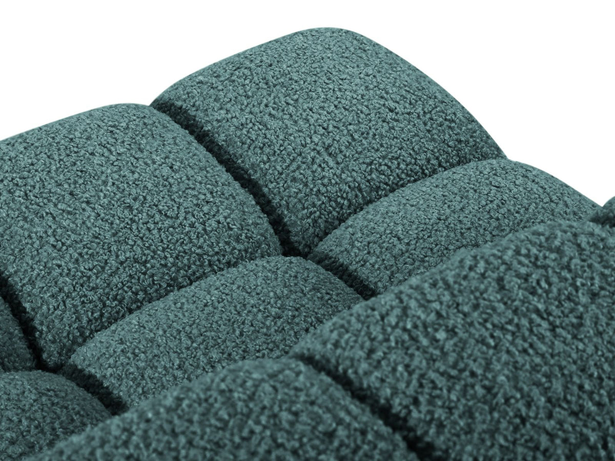 1-Sitzer Eckmodul Bellis in Petrol-Rolf präsentiert im Onlineshop von KAQTU Design AG. Modulares Sofa ist von Micadoni