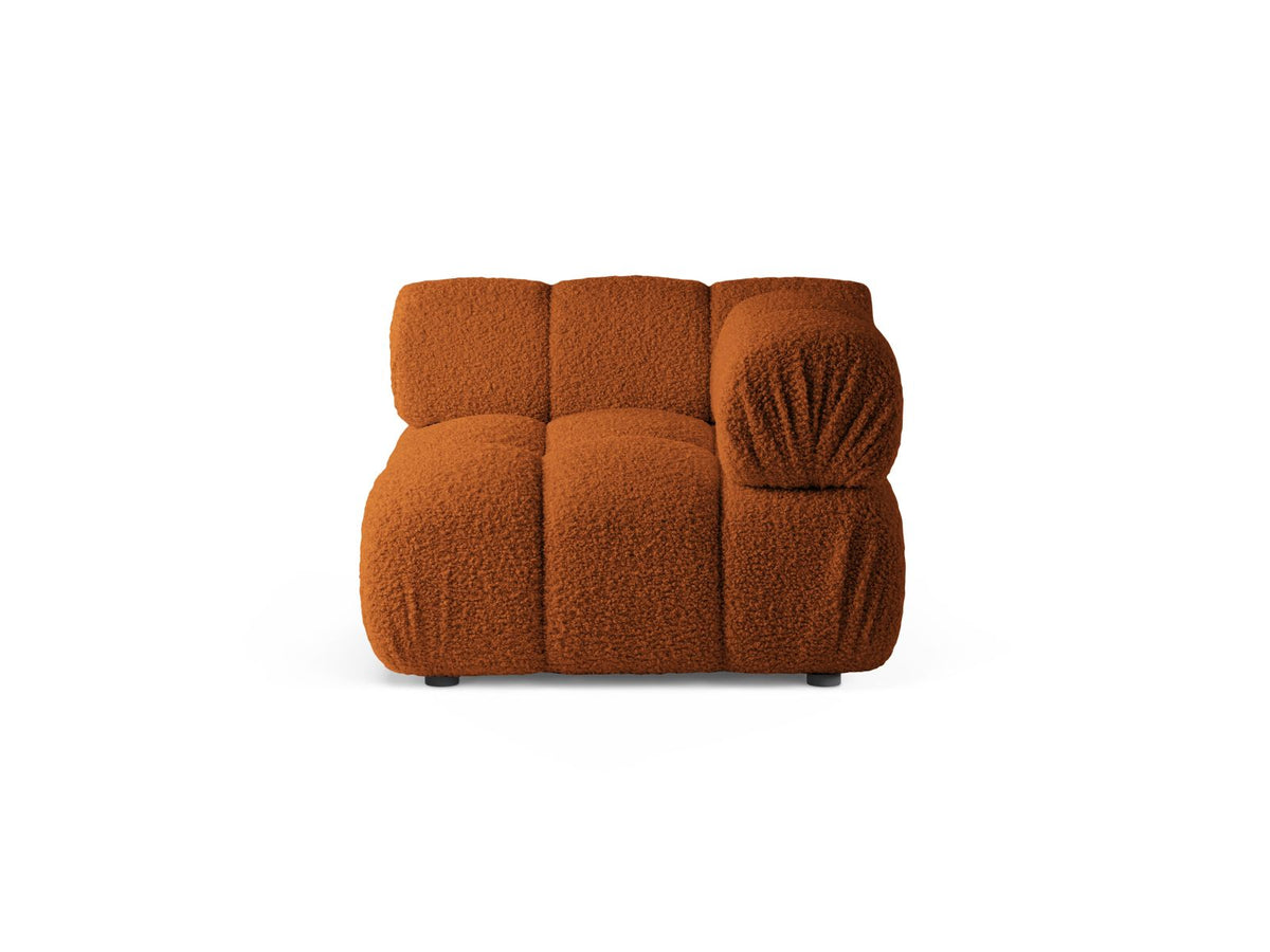 1-Sitzer Eckmodul Bellis in Brick-Rolf präsentiert im Onlineshop von KAQTU Design AG. Modulares Sofa ist von Micadoni