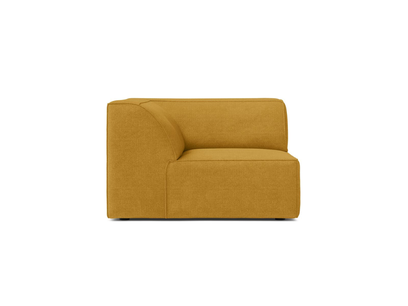 1-Sitzer Eckmodul Jodie in Yellow-Liberty präsentiert im Onlineshop von KAQTU Design AG. Modulares Sofa ist von Micadoni