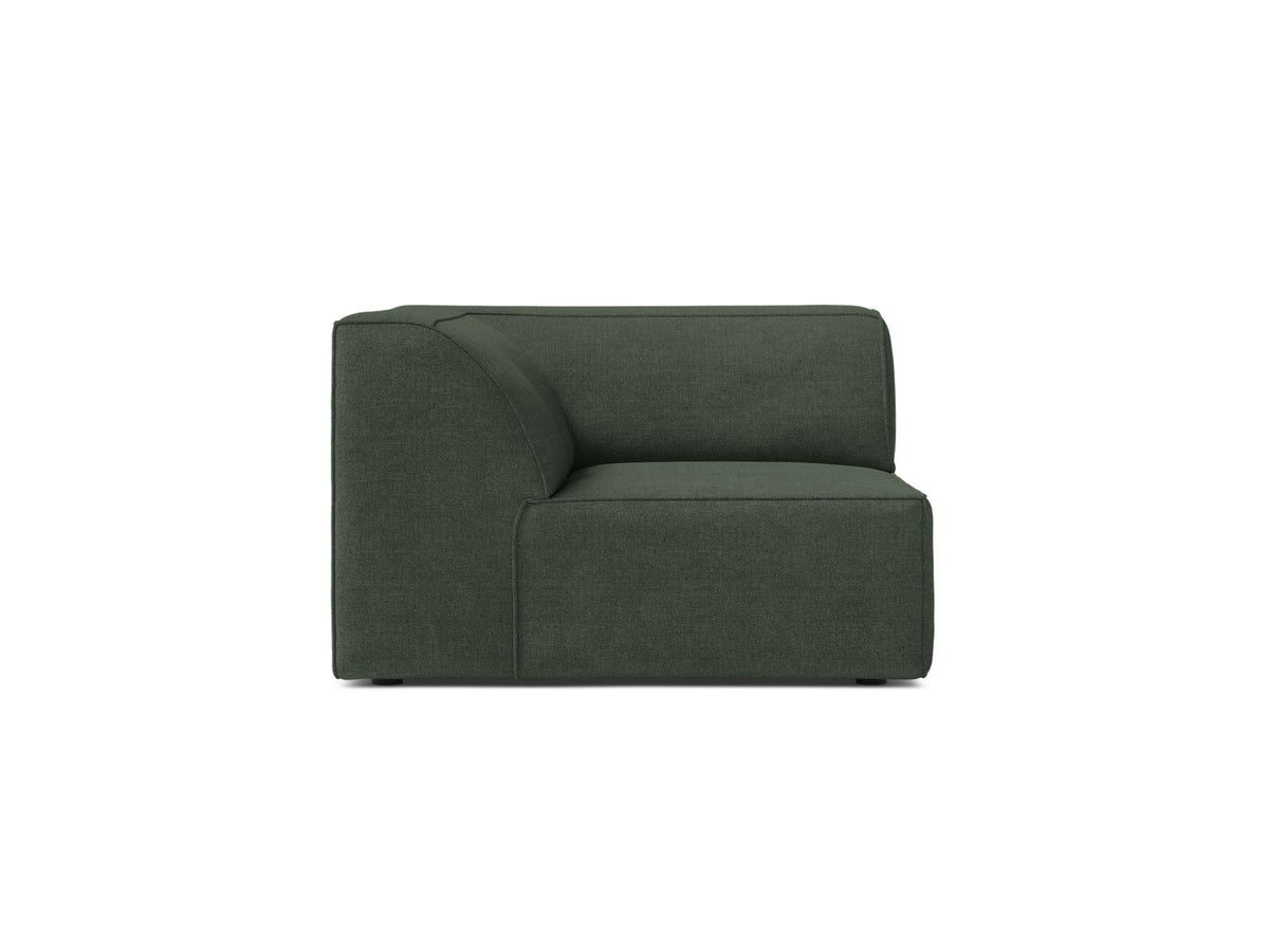 1-Sitzer Eckmodul Jodie in Moss Green-Liberty präsentiert im Onlineshop von KAQTU Design AG. Modulares Sofa ist von Micadoni