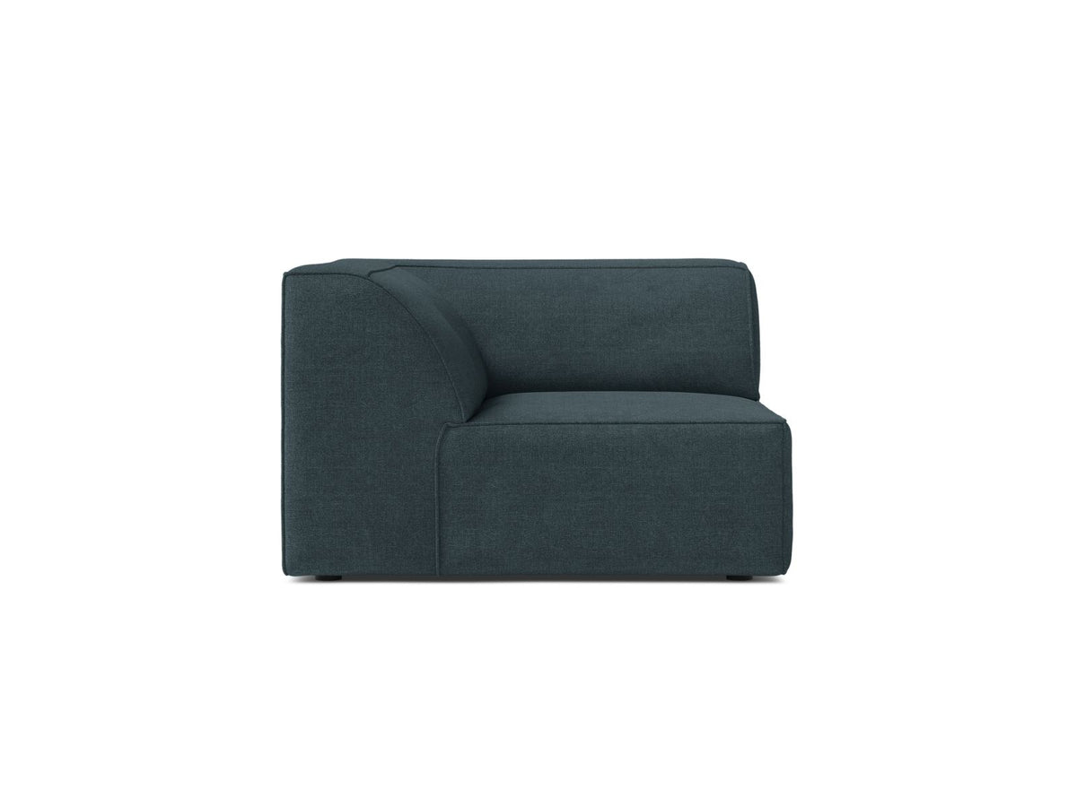 1-Sitzer Eckmodul Jodie in Deep Petrol-Liberty präsentiert im Onlineshop von KAQTU Design AG. Modulares Sofa ist von Micadoni